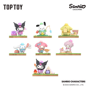Characters Camping Friends Series Figures-6Pcs